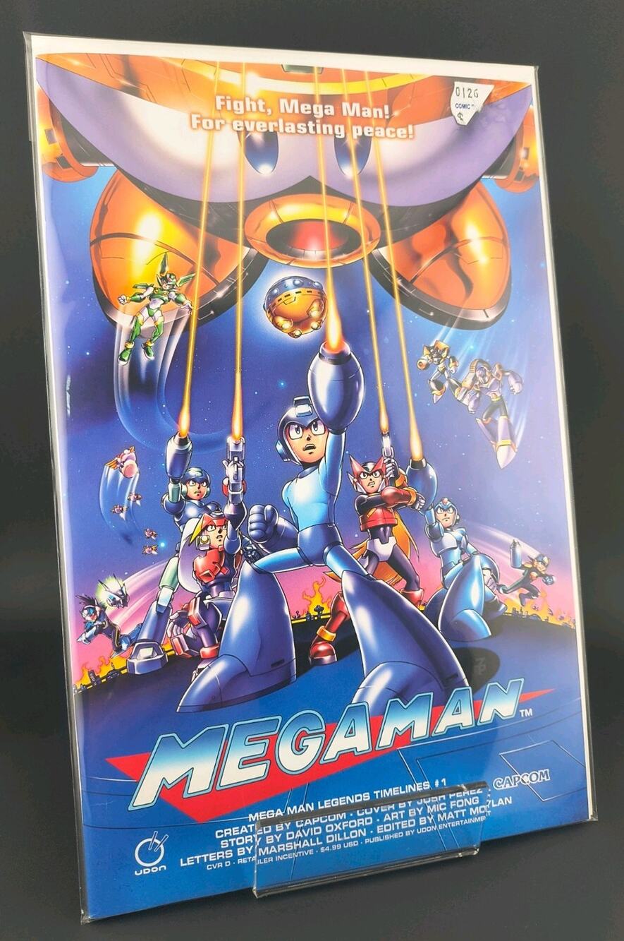 Mega Man Legends Timelines 1 Cover D Josh Perez 1:5 Incentive Variant UDON NM